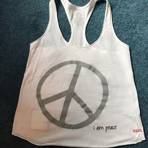 Peace Love World tank top. Size small. I am peace